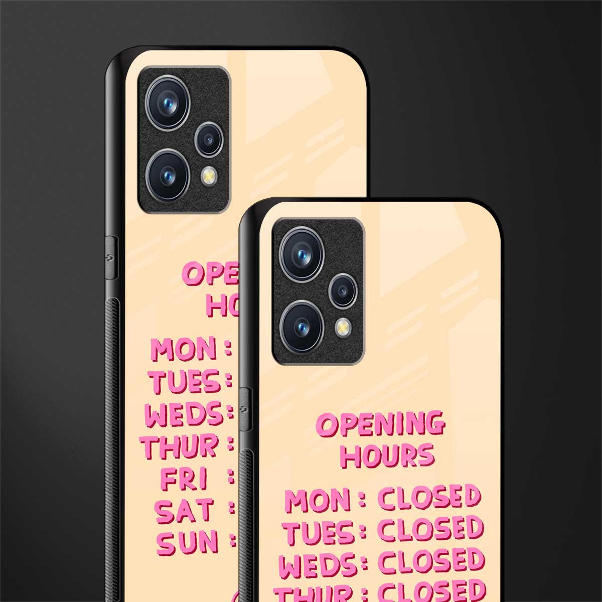 opening hours glass case for realme 9 4g image-2