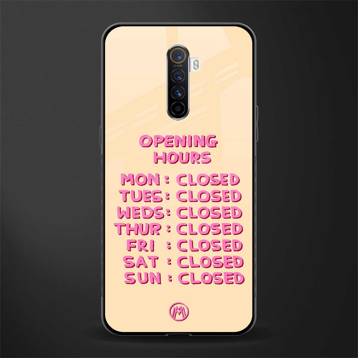 opening hours glass case for realme x2 pro image