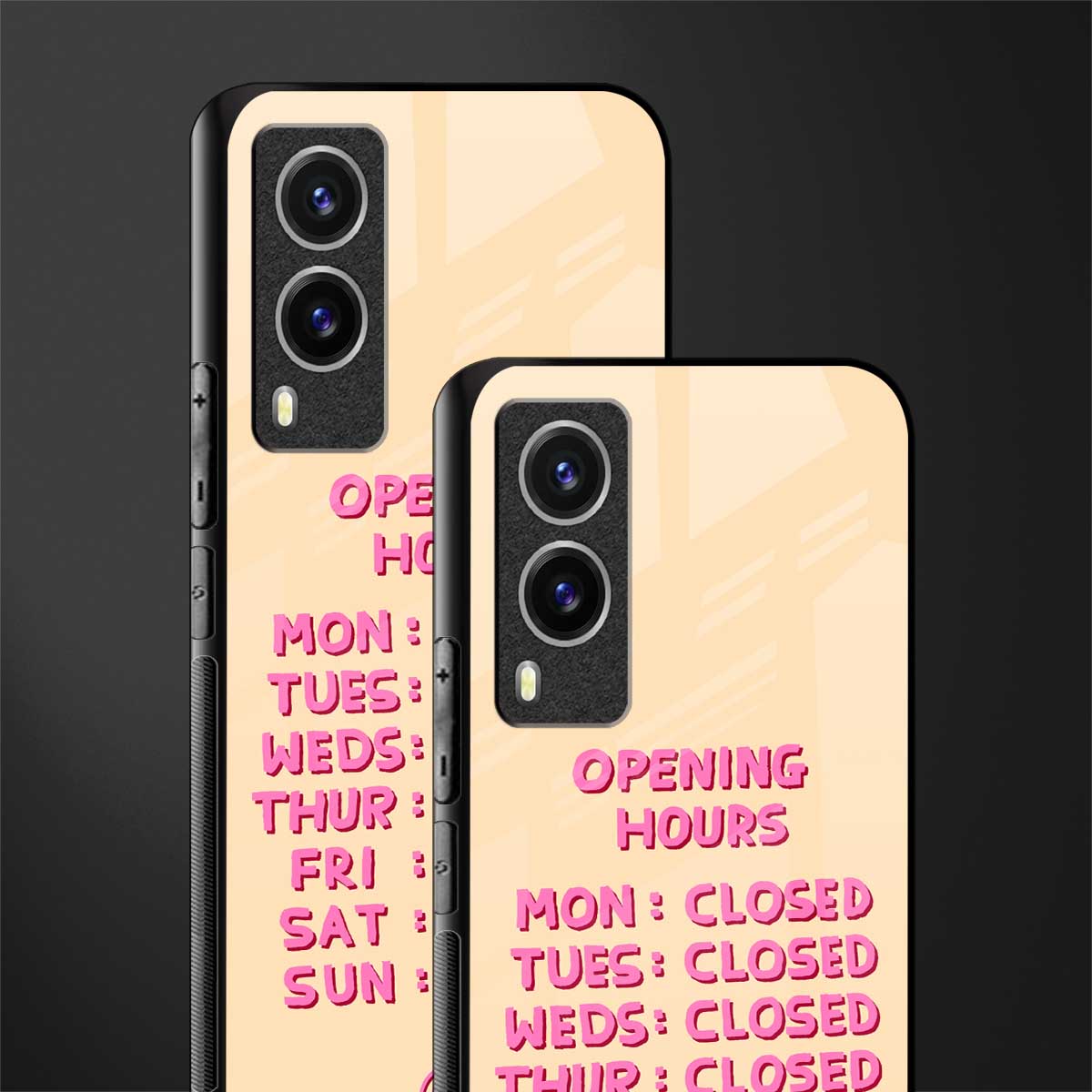 opening hours glass case for vivo v21e 5g image-2