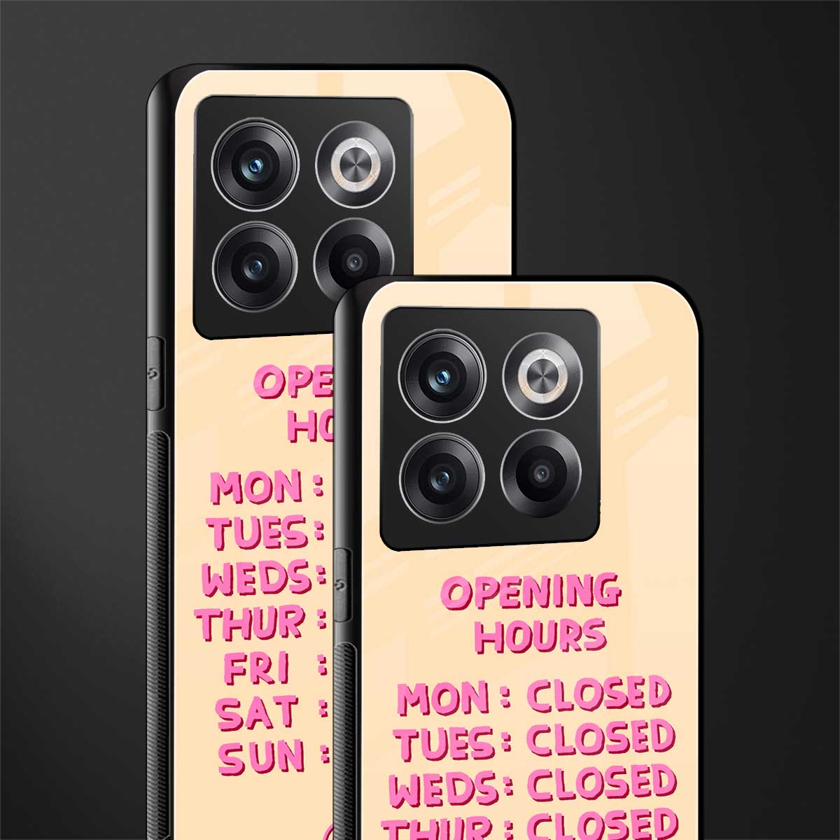 opening hours back phone cover | glass case for oneplus 10t