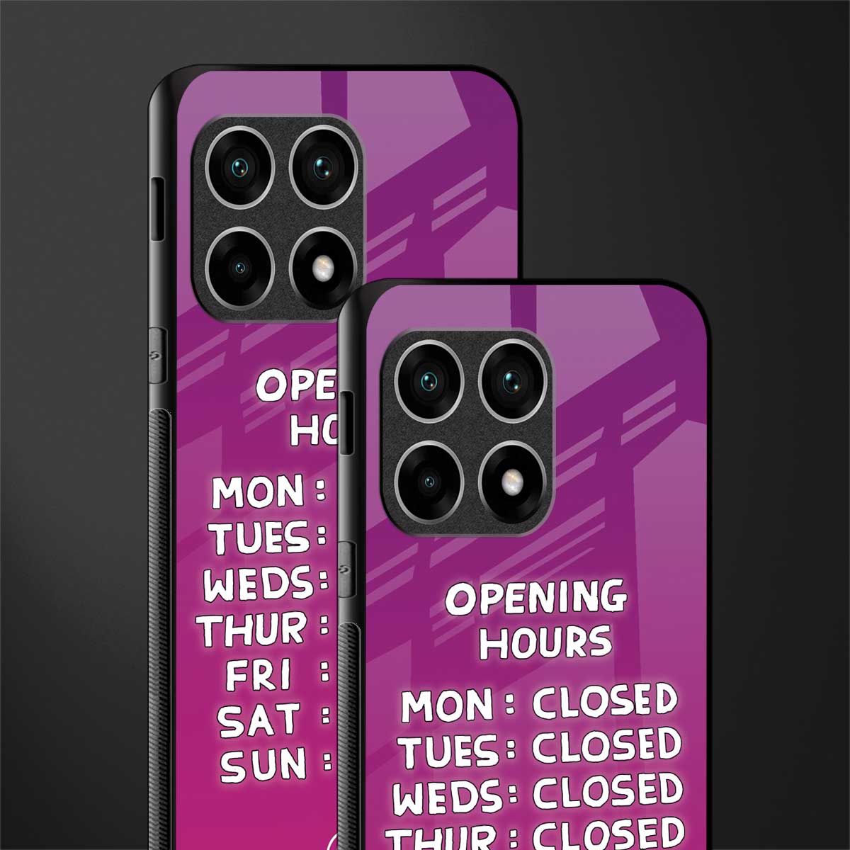 opening hours pink edition glass case for oneplus 10 pro 5g image-2