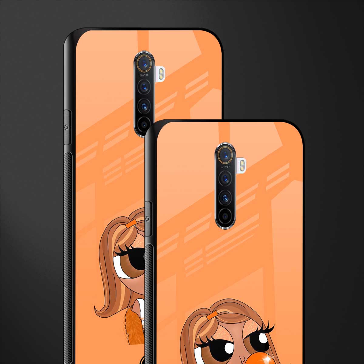 orange tote powerpuff girl glass case for realme x2 pro image-2