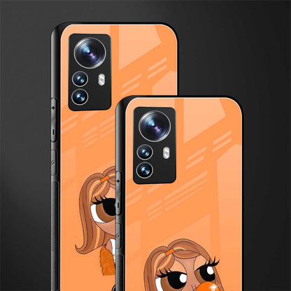 orange tote powerpuff girl back phone cover | glass case for xiaomi 12 pro