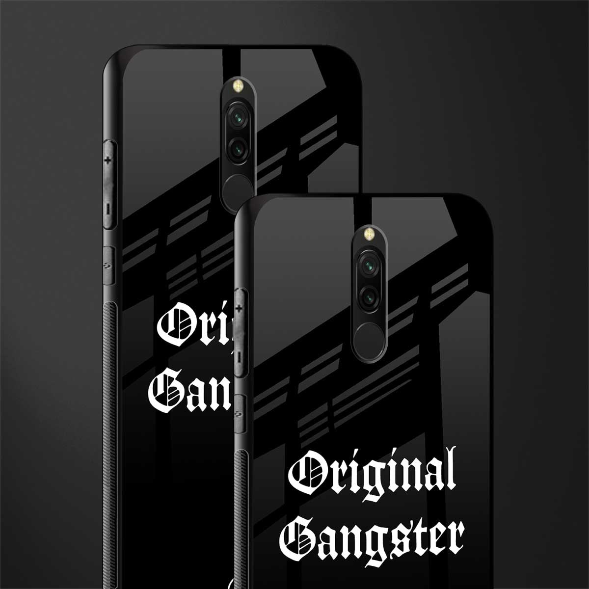 original gangster glass case for redmi 8 image-2