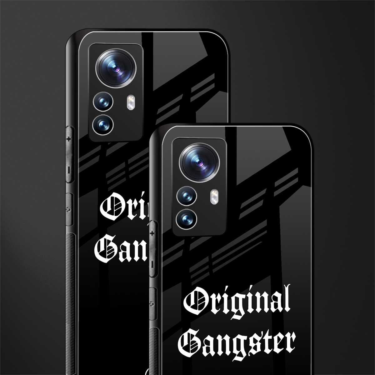 original gangster back phone cover | glass case for xiaomi 12 pro