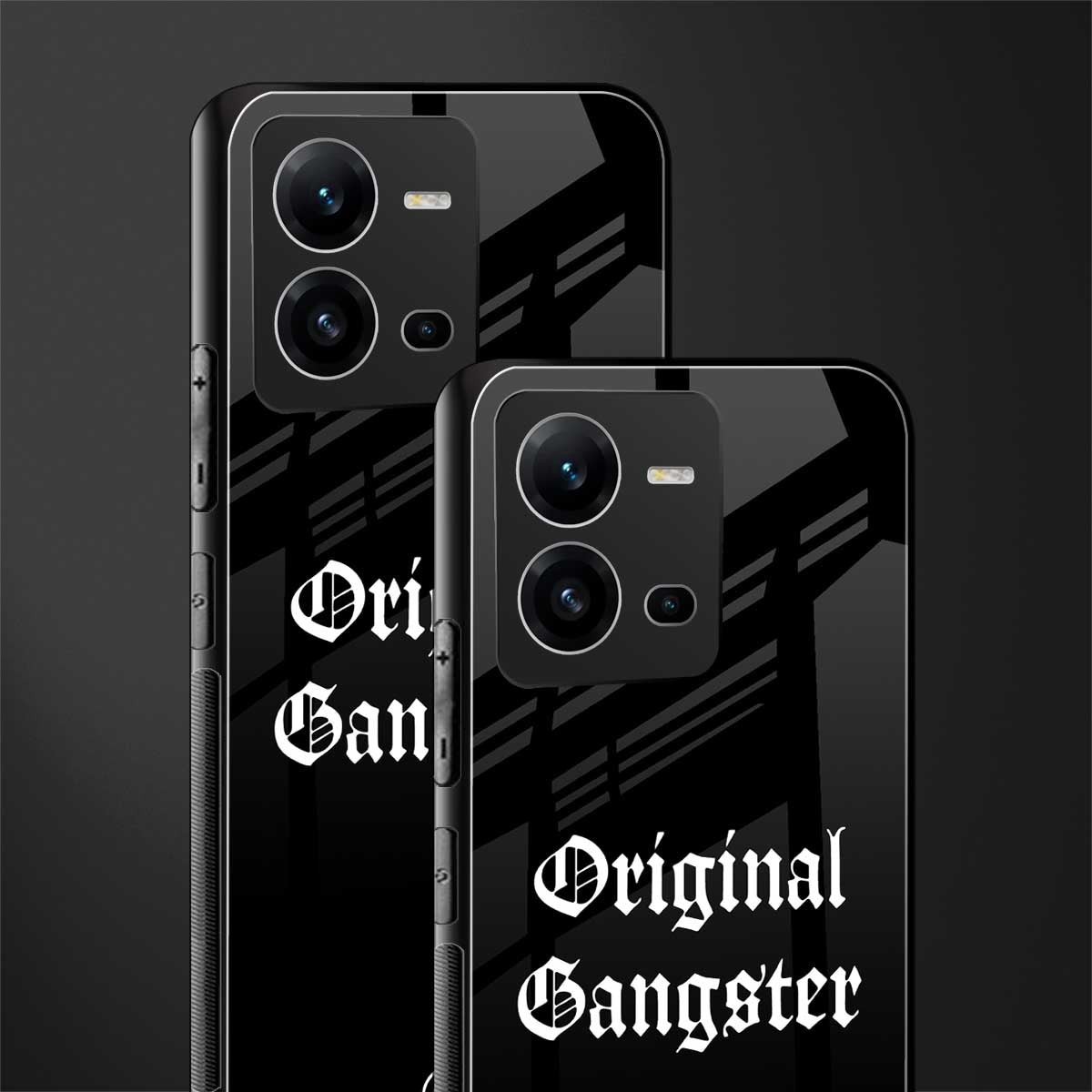 original gangster back phone cover | glass case for vivo v25-5g