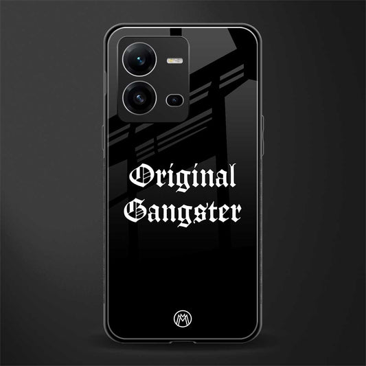 original gangster back phone cover | glass case for vivo v25-5g
