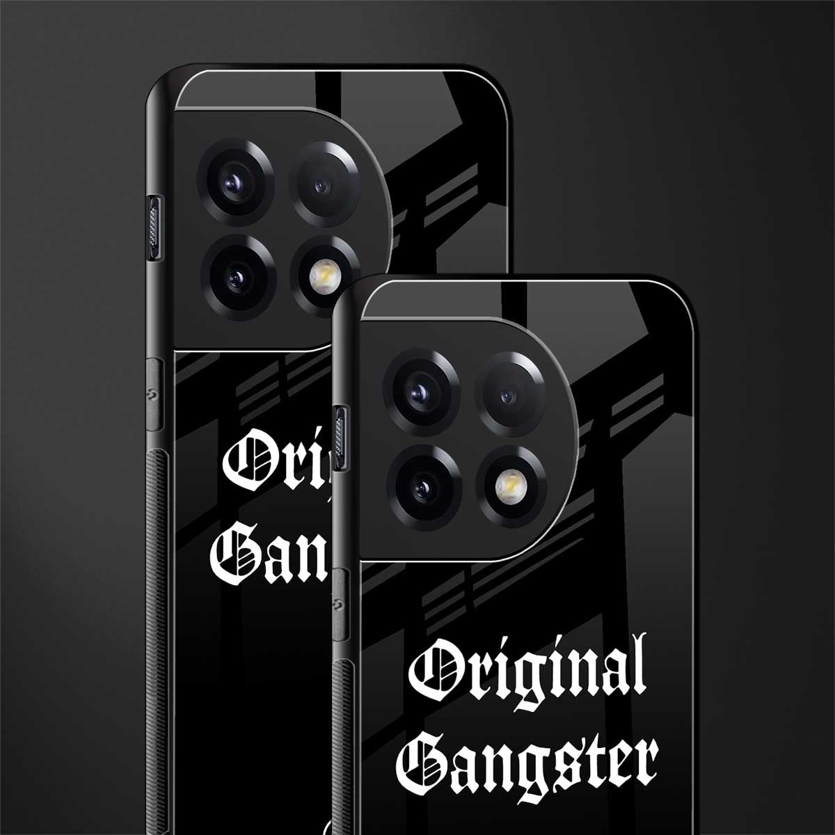 original gangster back phone cover | glass case for oneplus 11r