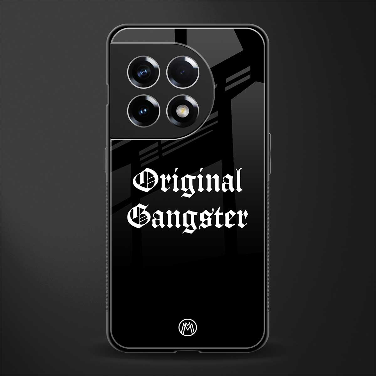original gangster back phone cover | glass case for oneplus 11r