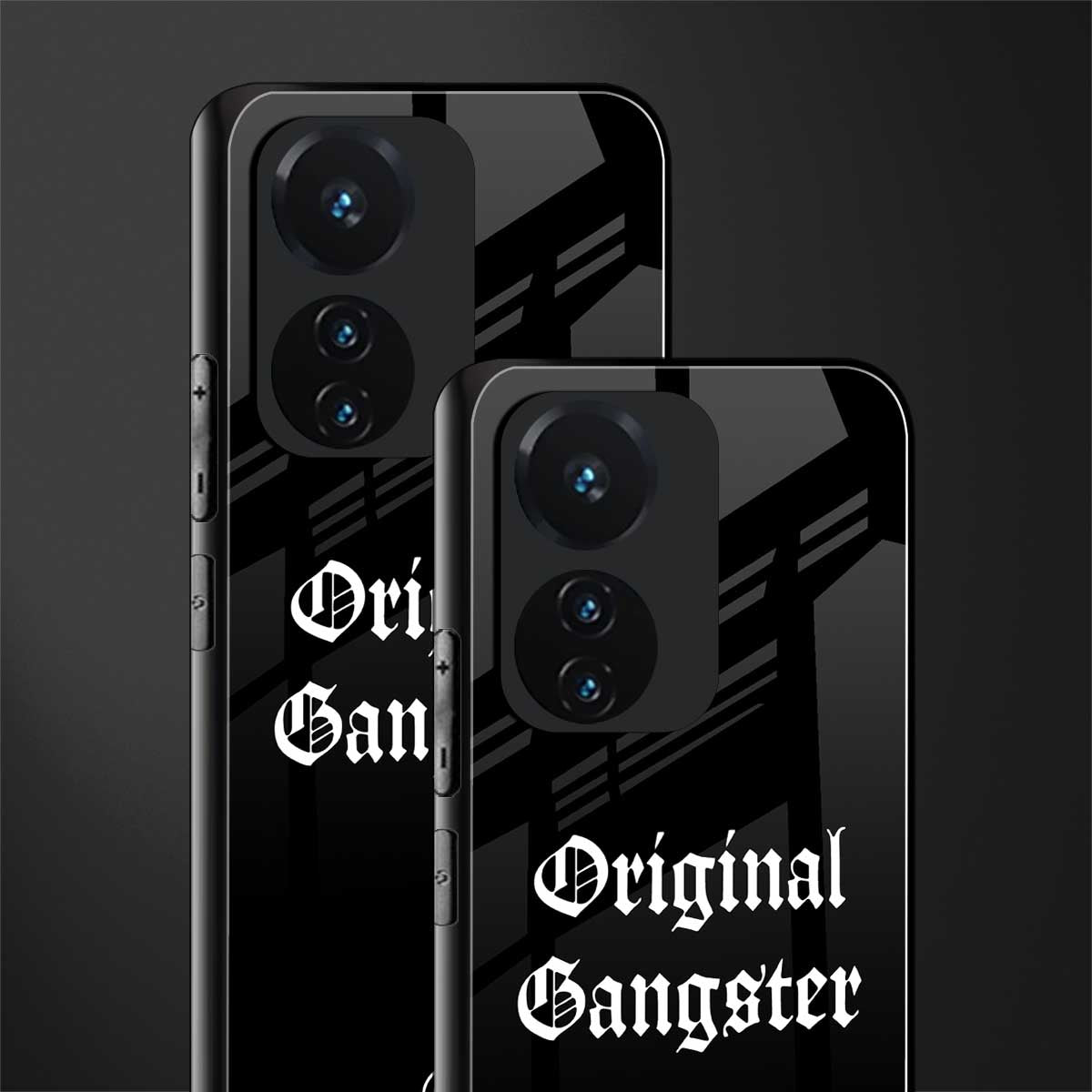 original gangster back phone cover | glass case for vivo t1 44w 4g