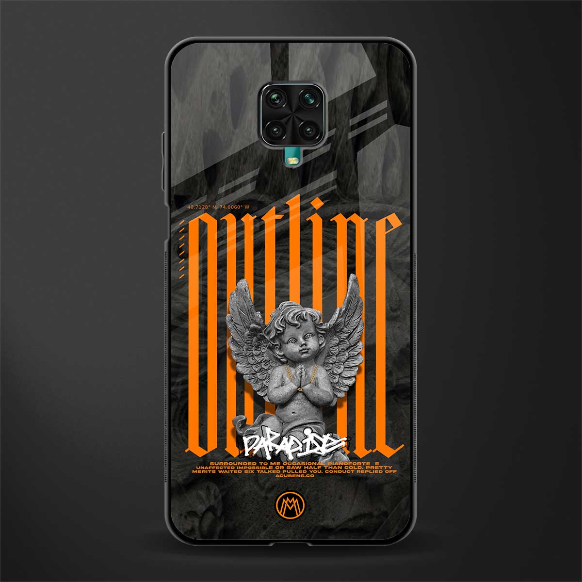 outline glass case for poco m2 pro image