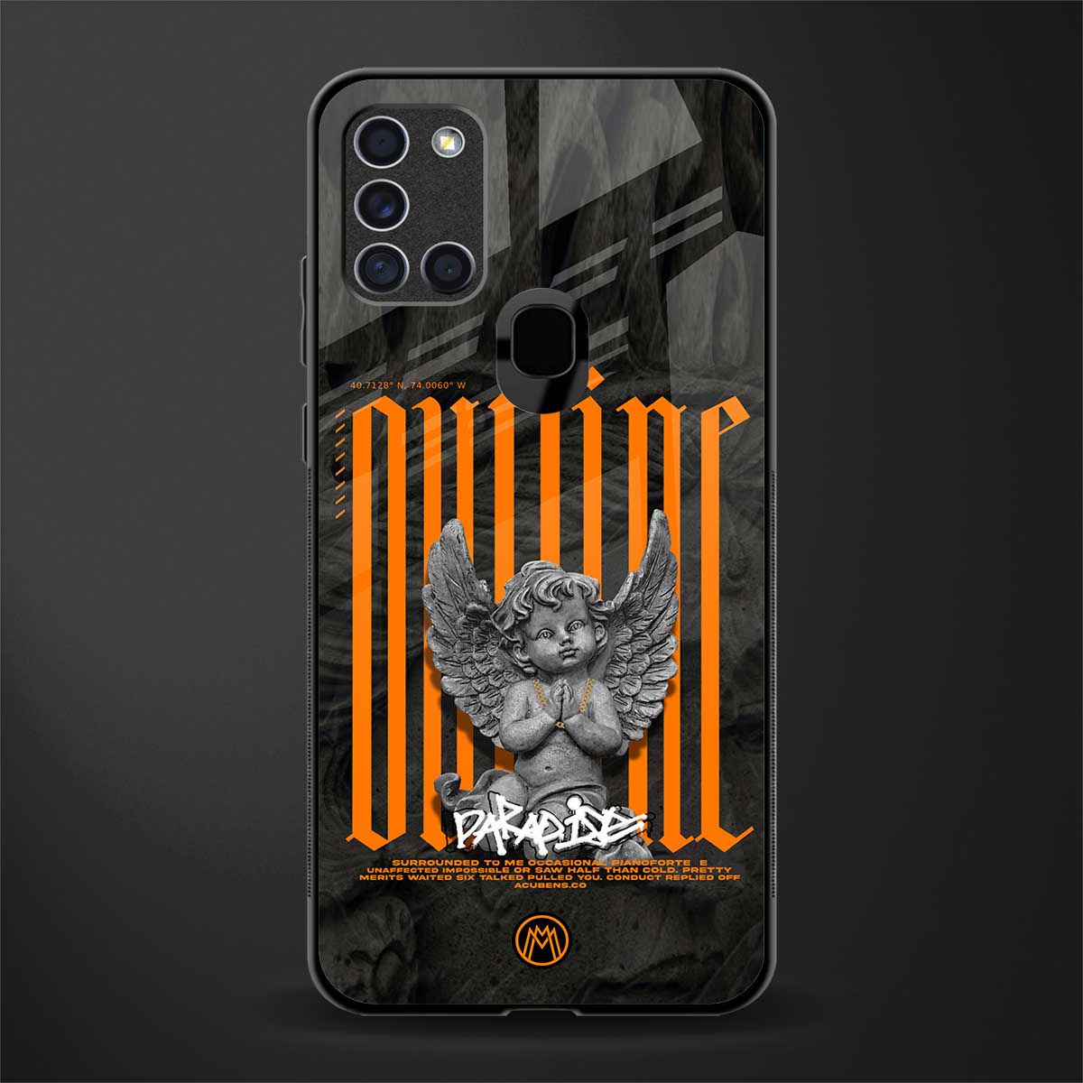 outline glass case for samsung galaxy a21s image