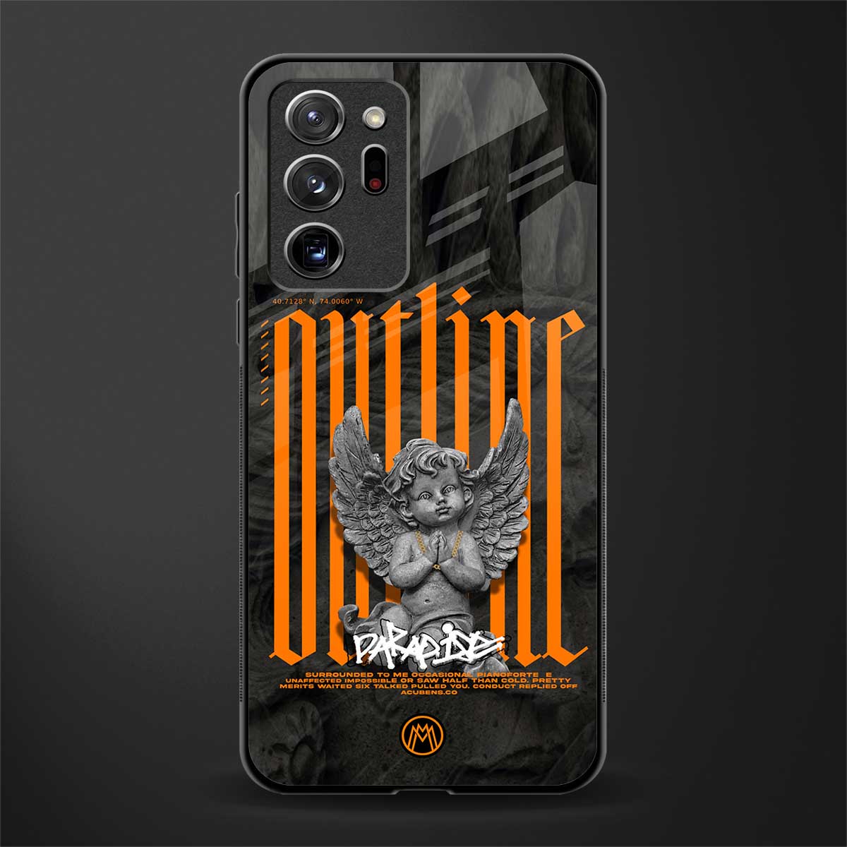 outline glass case for samsung galaxy note 20 ultra 5g image