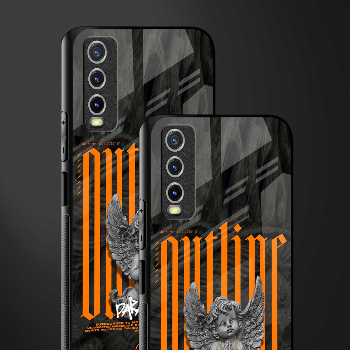 outline glass case for vivo y20svivo y20avivo y20g image-2