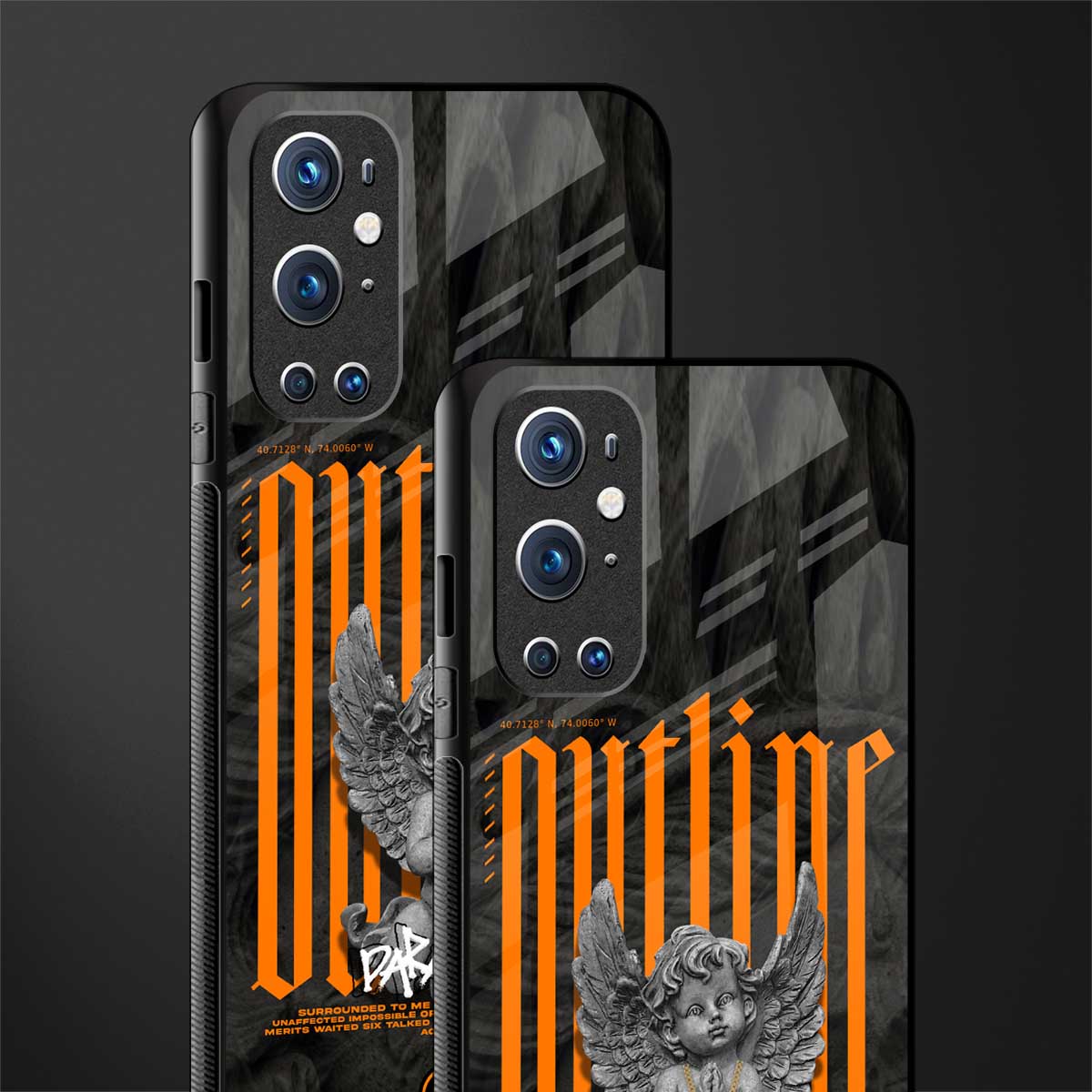 outline glass case for oneplus 9 pro image-2