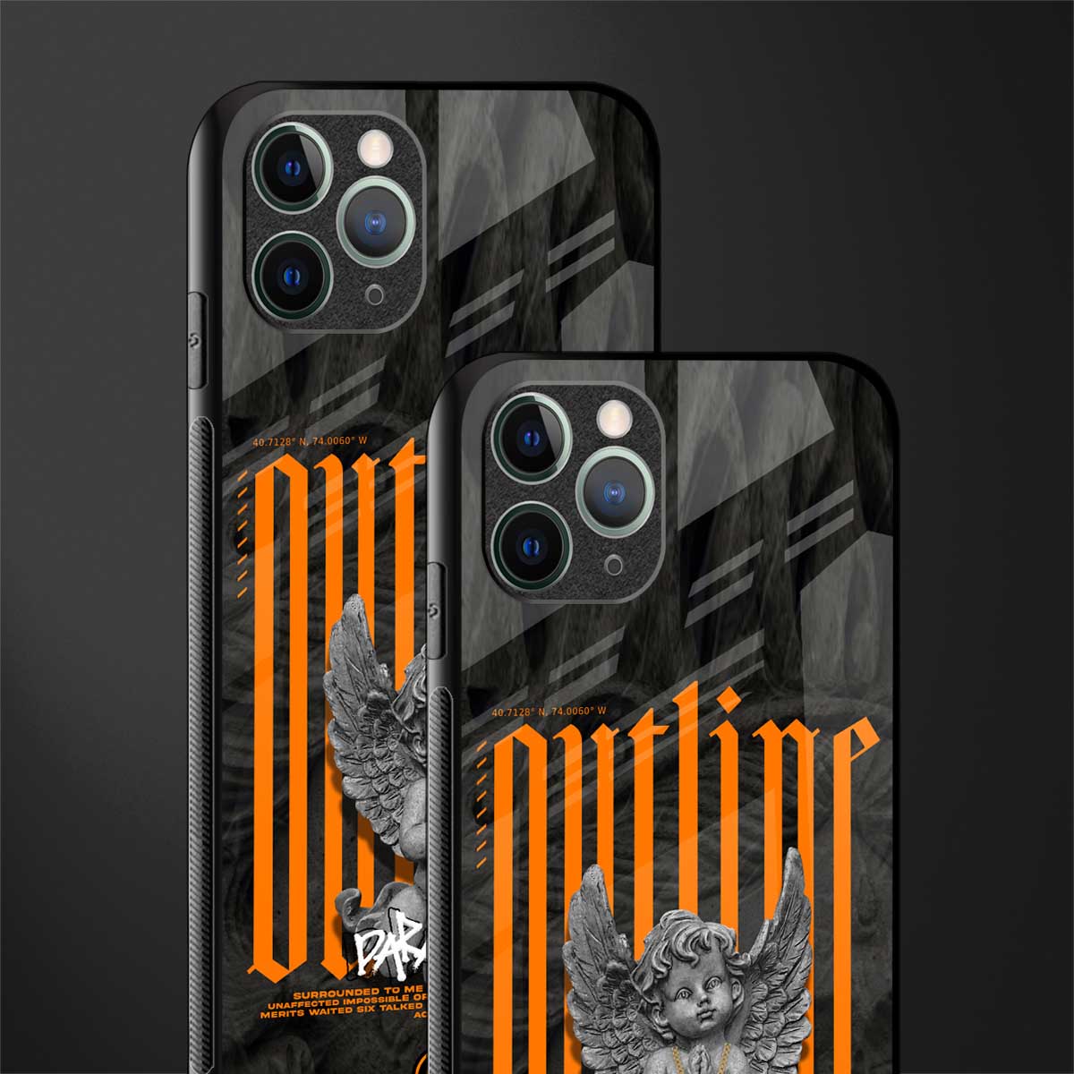 outline glass case for iphone 11 pro image-2