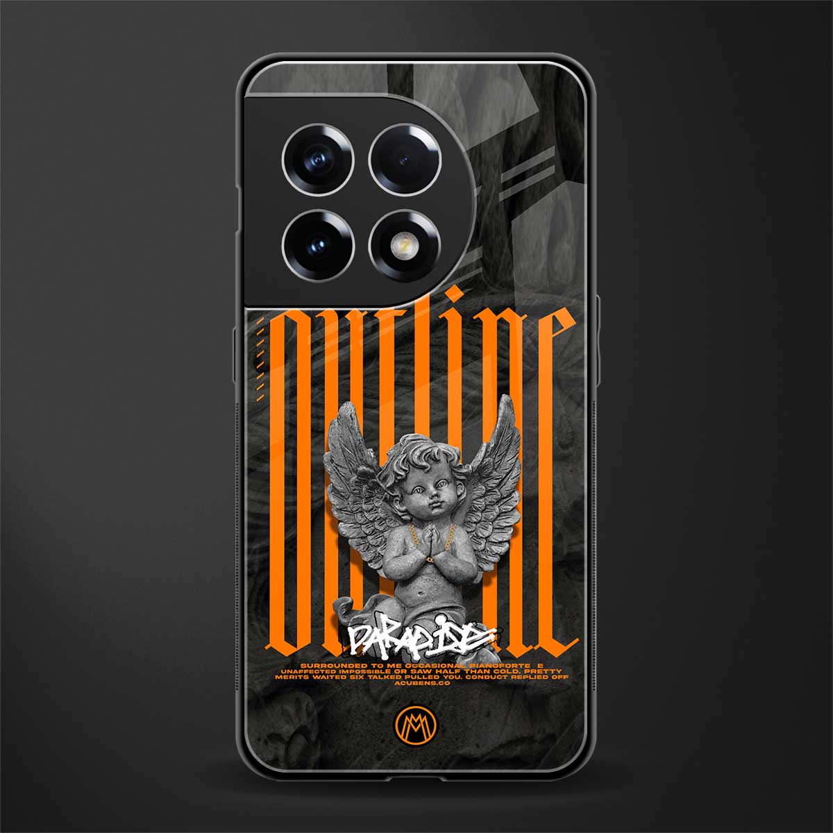 outline back phone cover | glass case for oneplus 11r