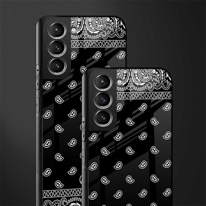 paisley black glass case for samsung galaxy s22 plus 5g image-2