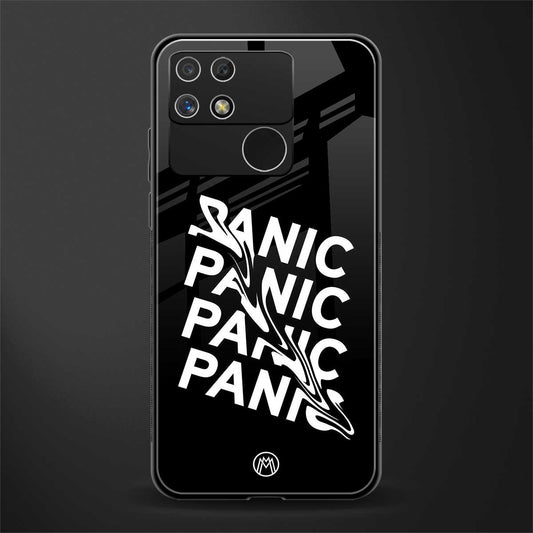 panic back phone cover | glass case for realme narzo 50a