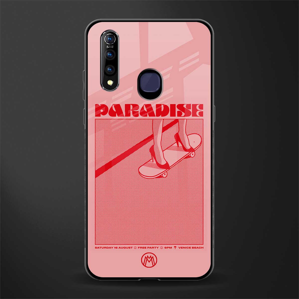 paradise glass case for vivo z1 pro image