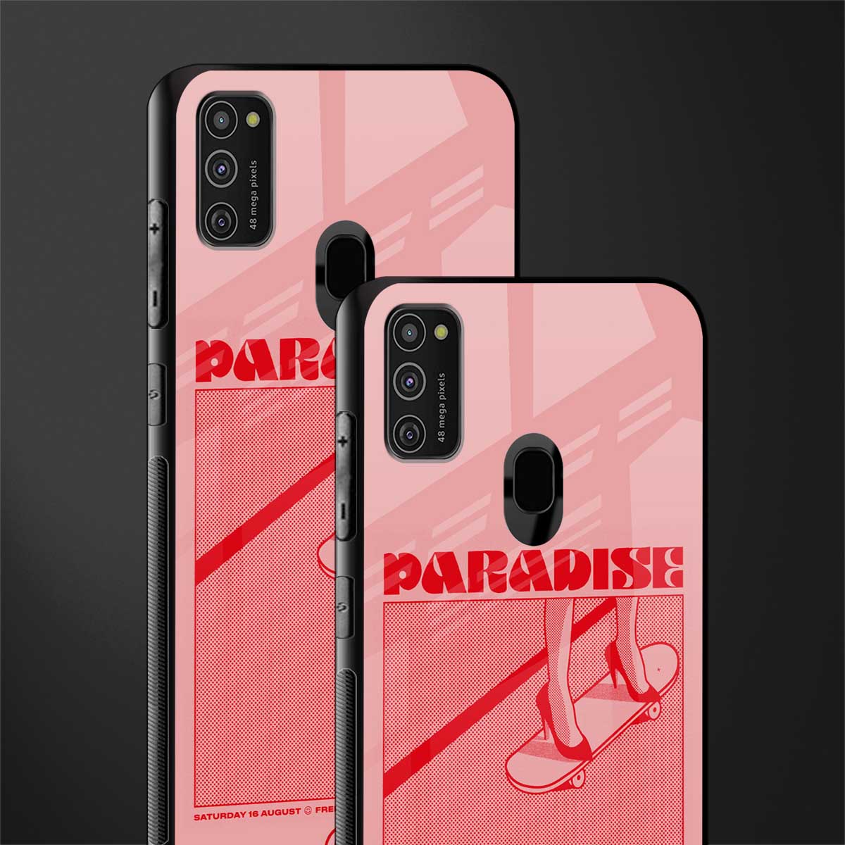 paradise glass case for samsung galaxy m21 image-2