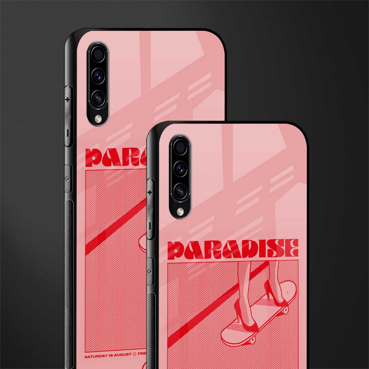 paradise glass case for samsung galaxy a70 image-2