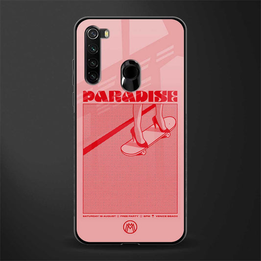 paradise glass case for redmi note 8 image