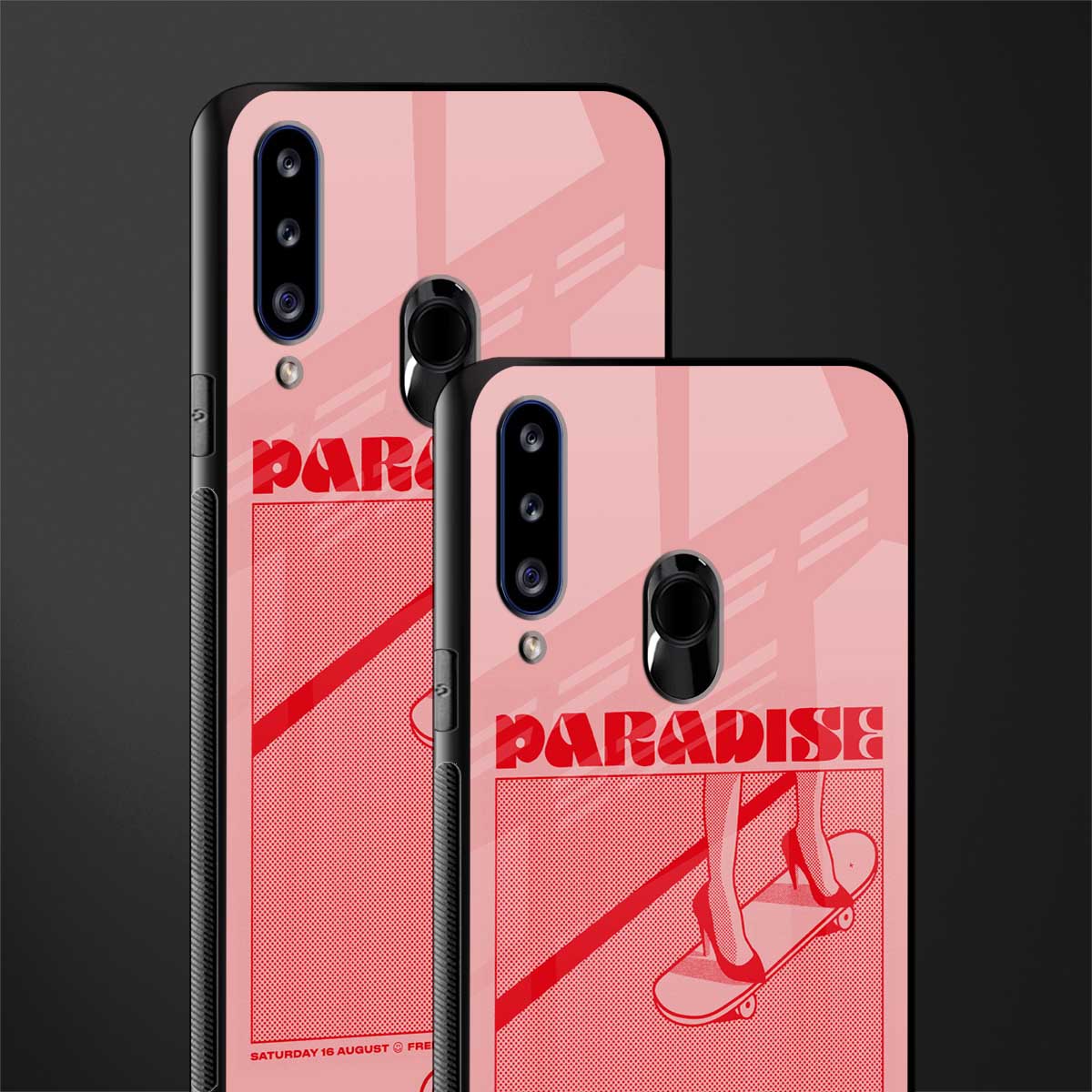 paradise glass case for samsung galaxy a20s image-2