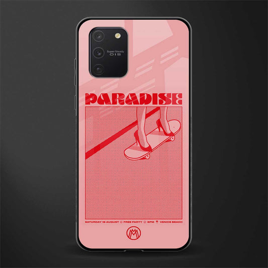 paradise glass case for samsung galaxy a91 image