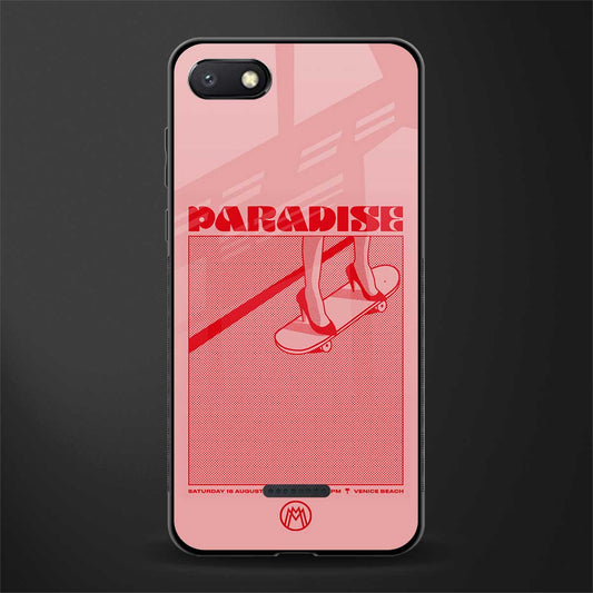 paradise glass case for redmi 6a image