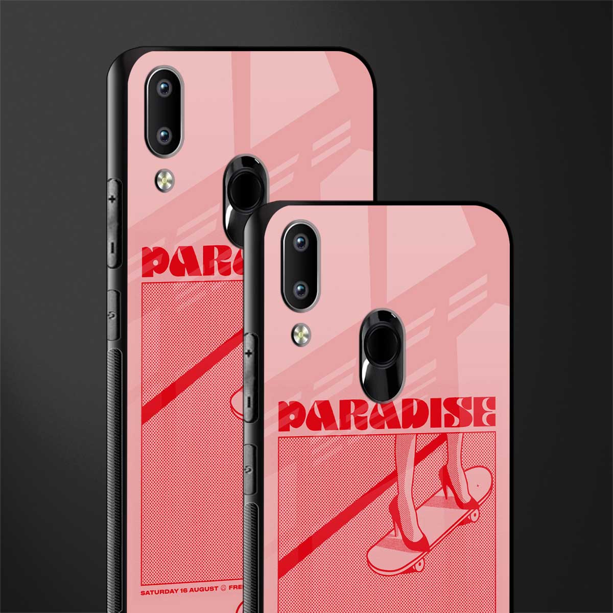paradise glass case for vivo y91 image-2