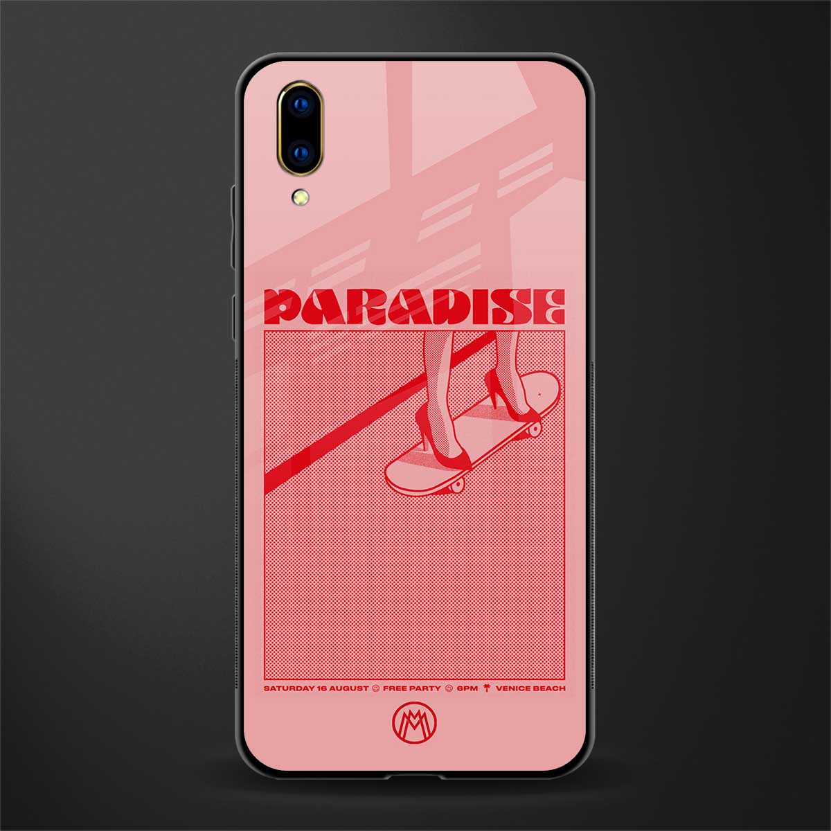 paradise glass case for vivo v11 pro image
