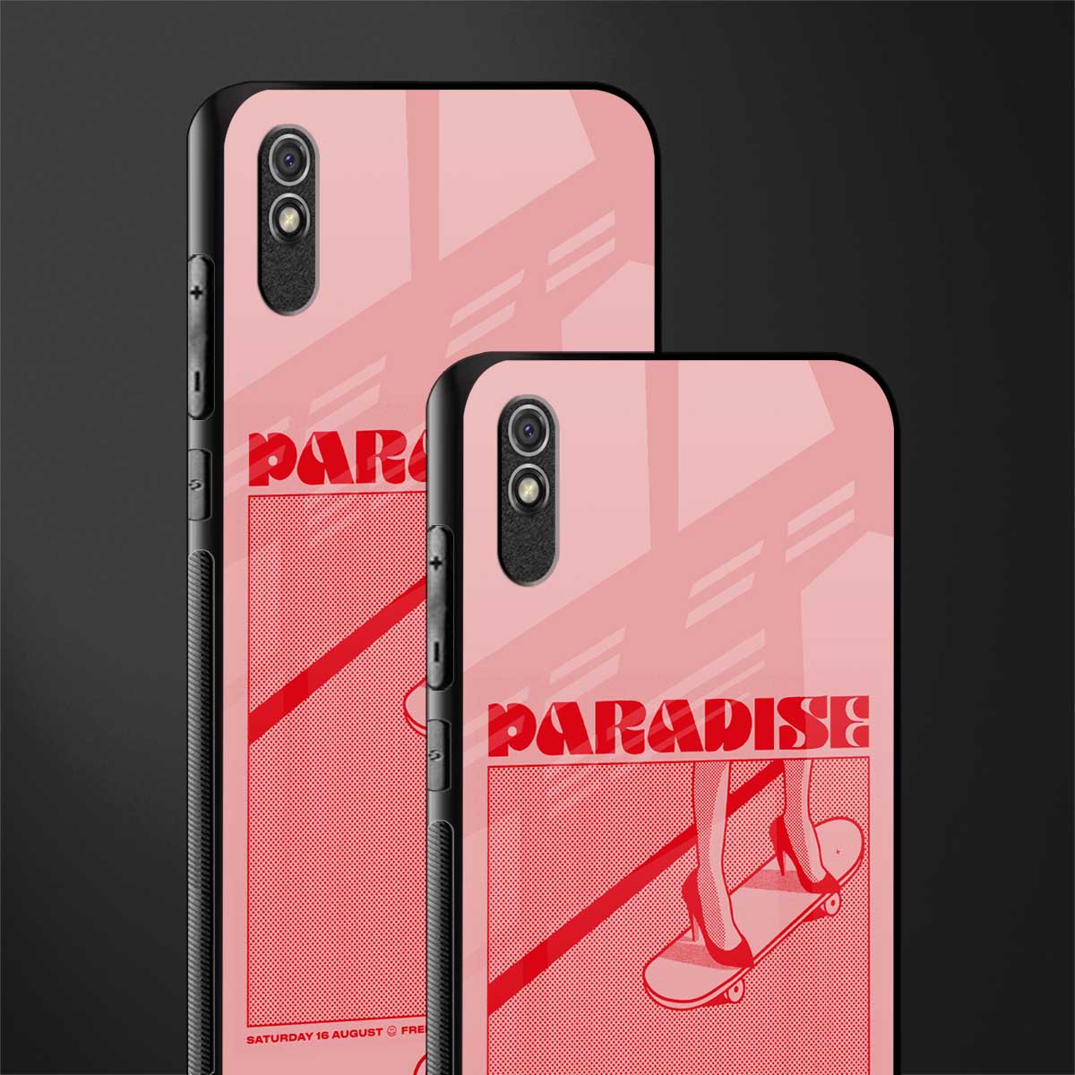 paradise glass case for redmi 9i image-2