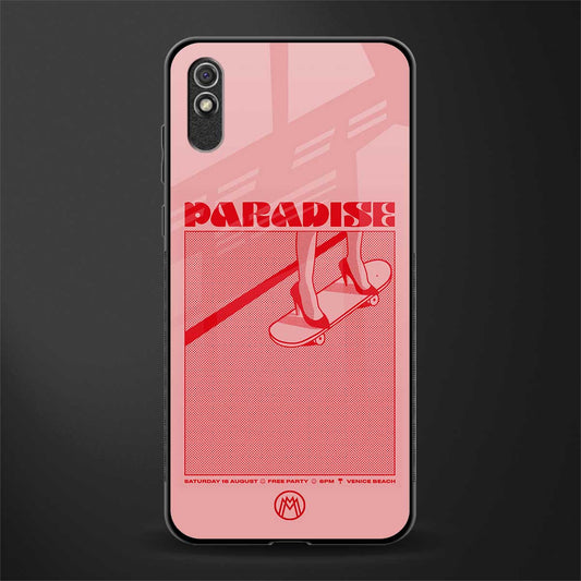 paradise glass case for redmi 9i image
