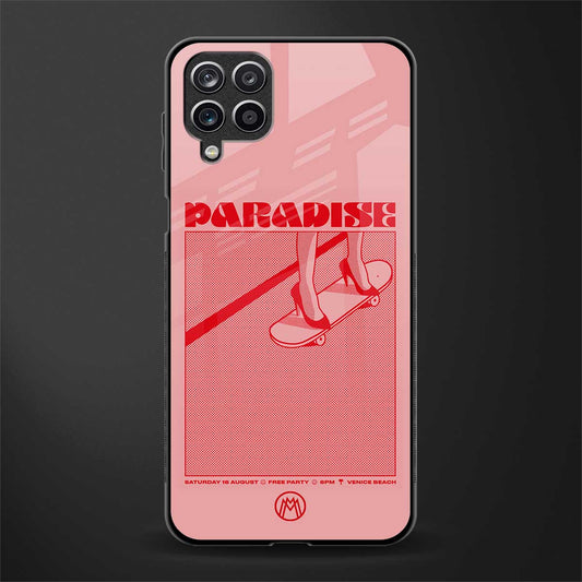 paradise glass case for samsung galaxy a12 image