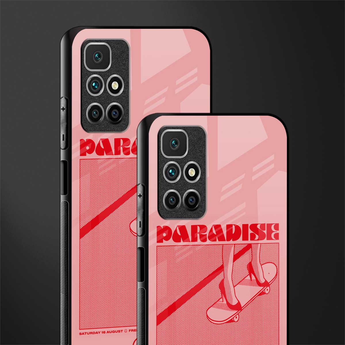 paradise glass case for redmi 10 prime image-2
