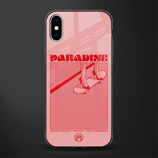 paradise glass case for iphone x image