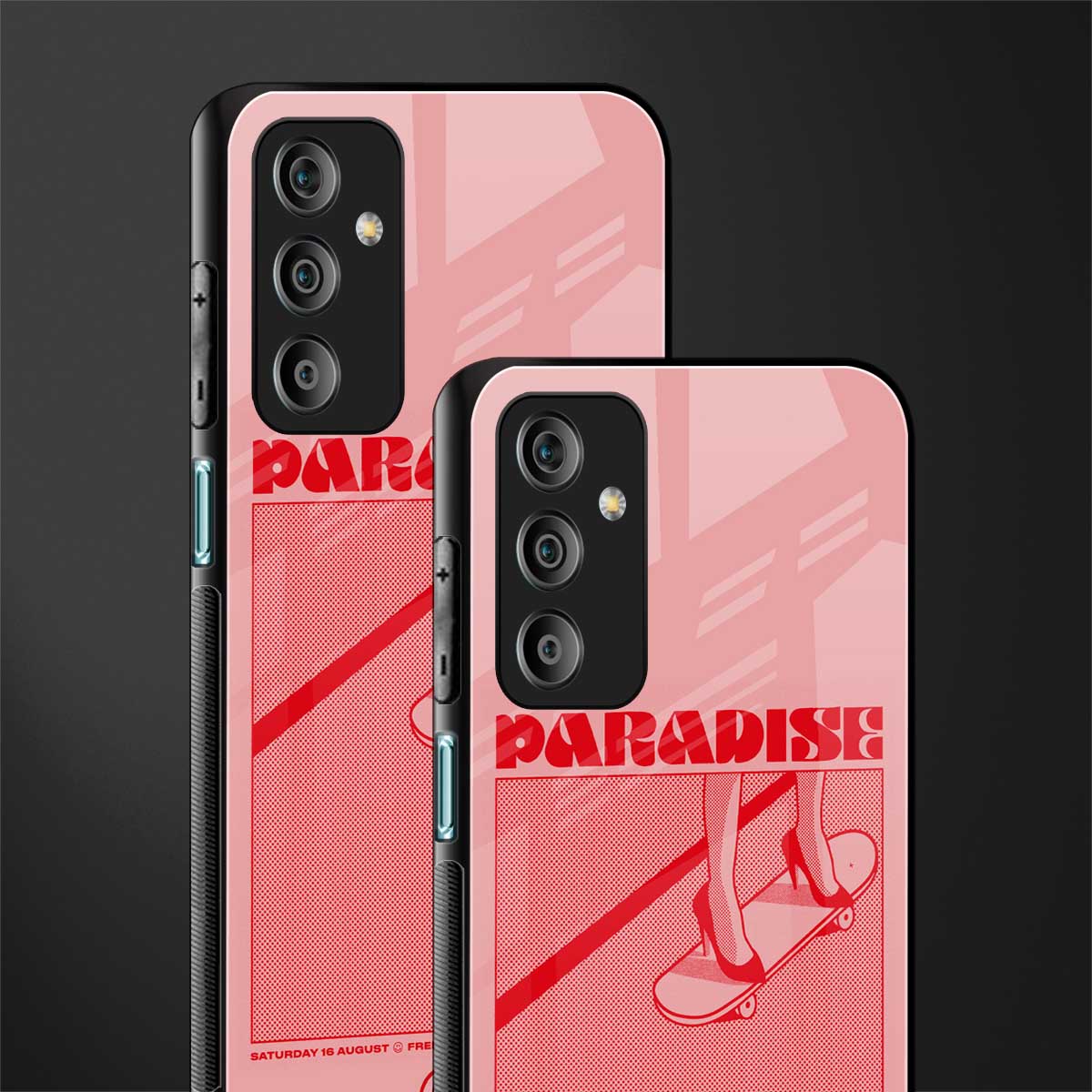 paradise back phone cover | glass case for samsung galaxy f23 5g