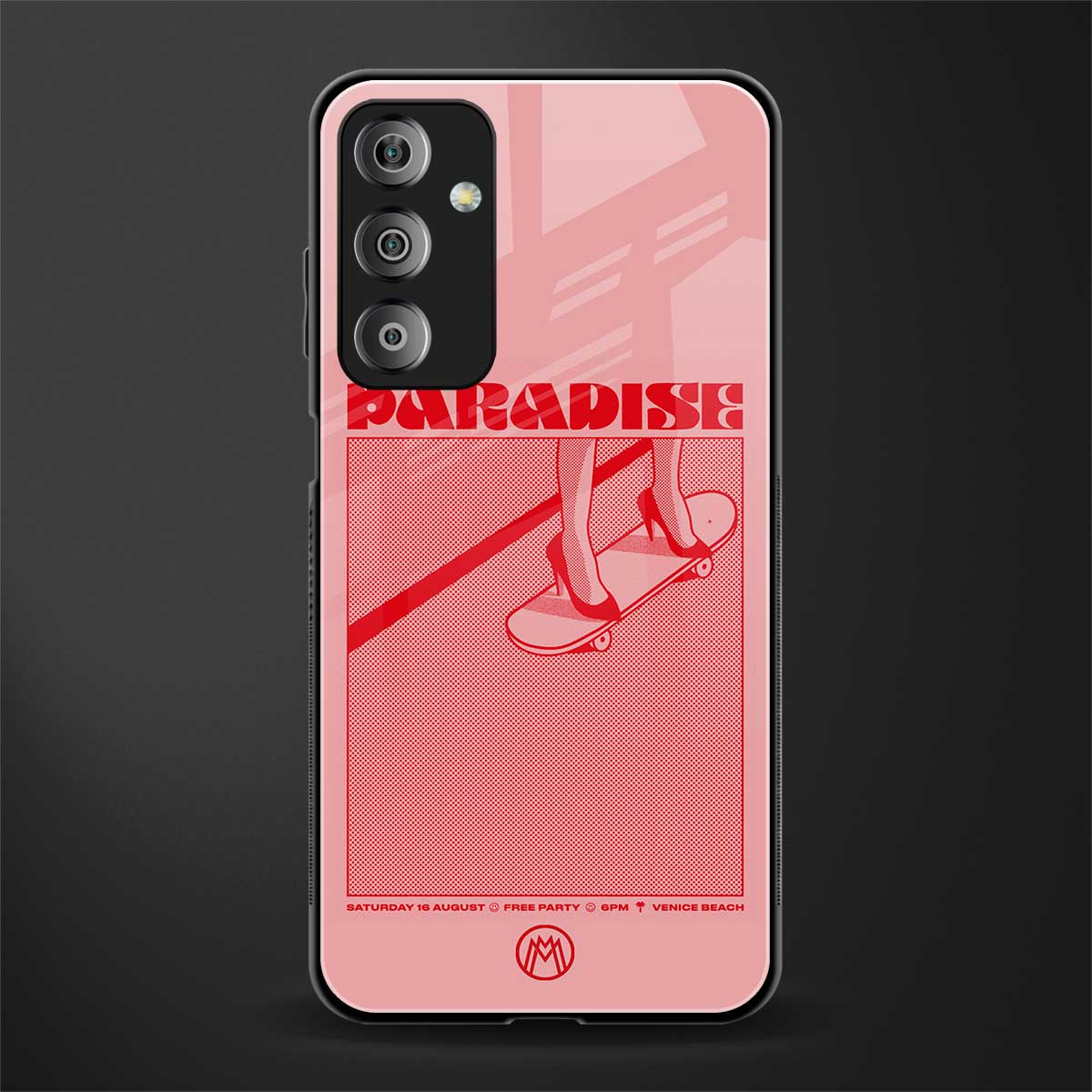 paradise back phone cover | glass case for samsung galaxy f23 5g
