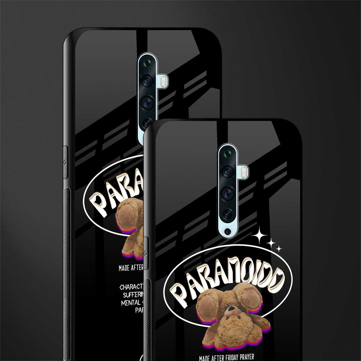 paranoid glass case for oppo reno 2z image-2