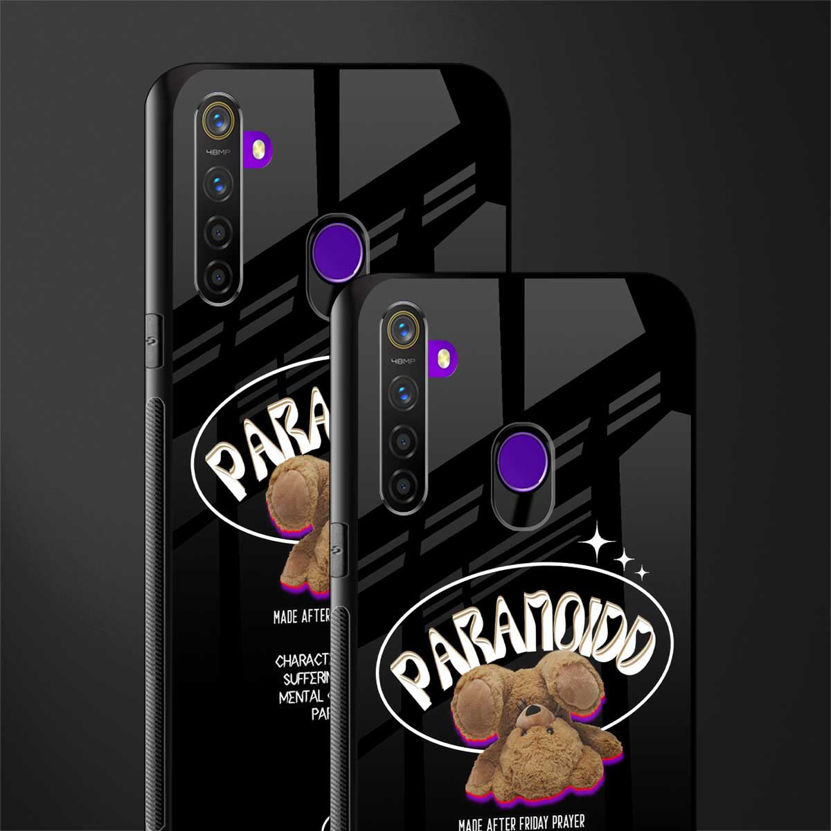 paranoid glass case for realme 5s image-2