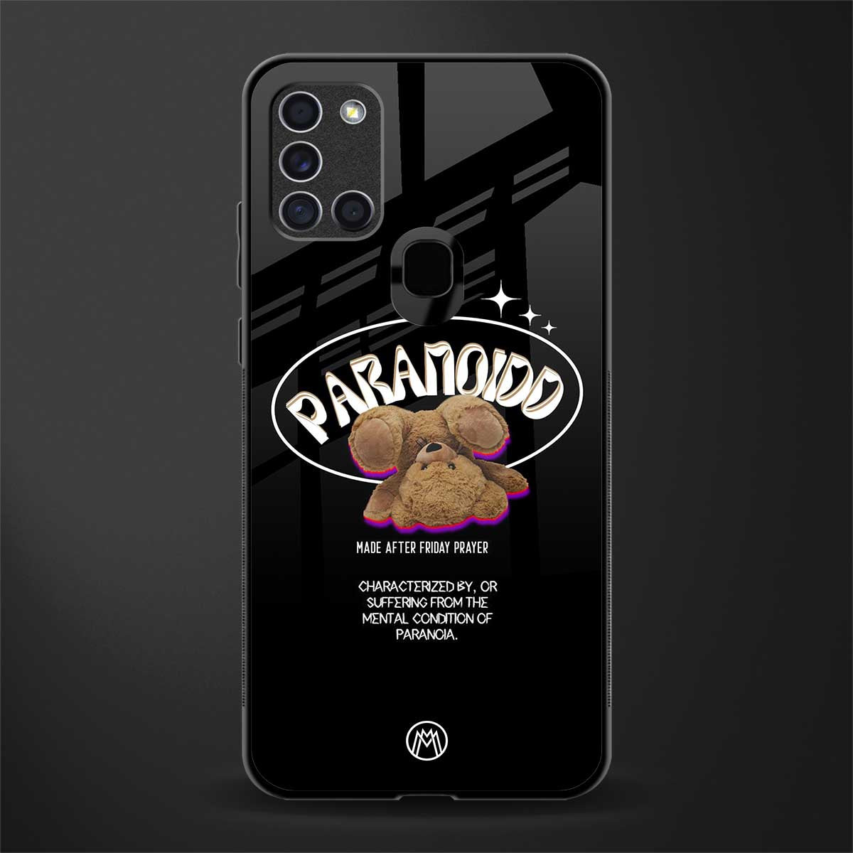 paranoid glass case for samsung galaxy a21s image