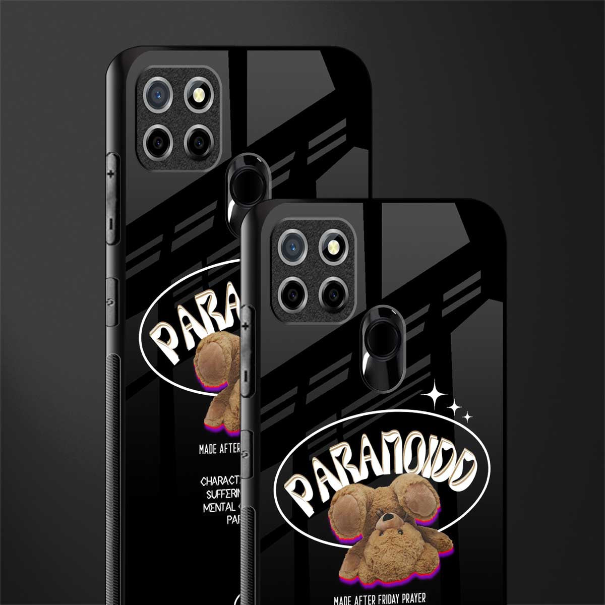 paranoid glass case for realme narzo 30a image-2
