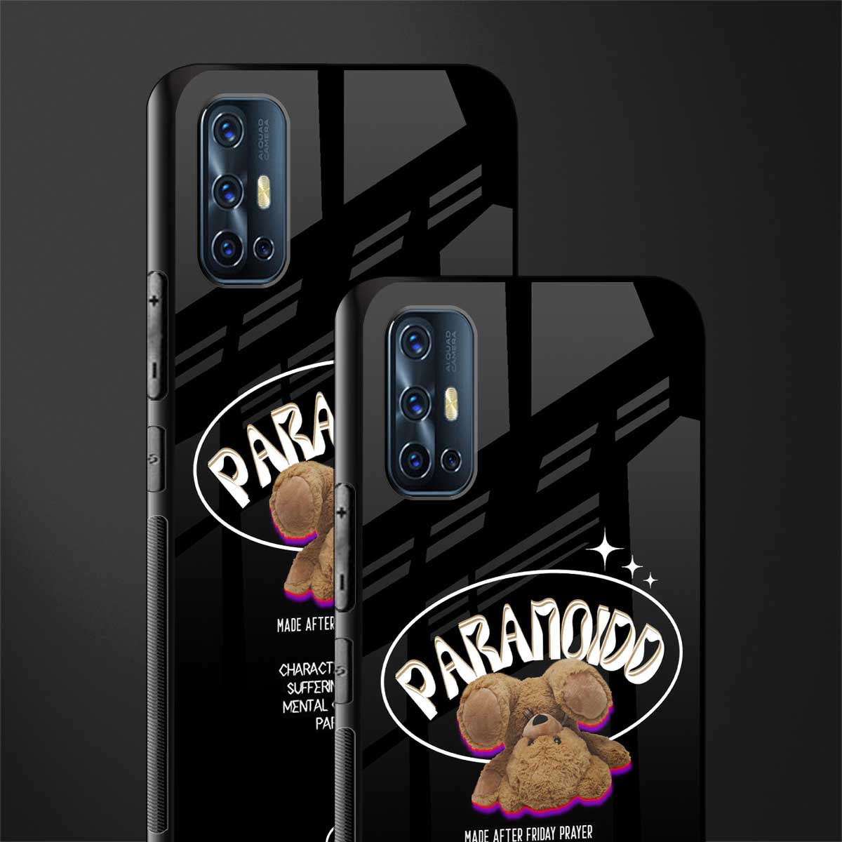 paranoid glass case for vivo v17 image-2