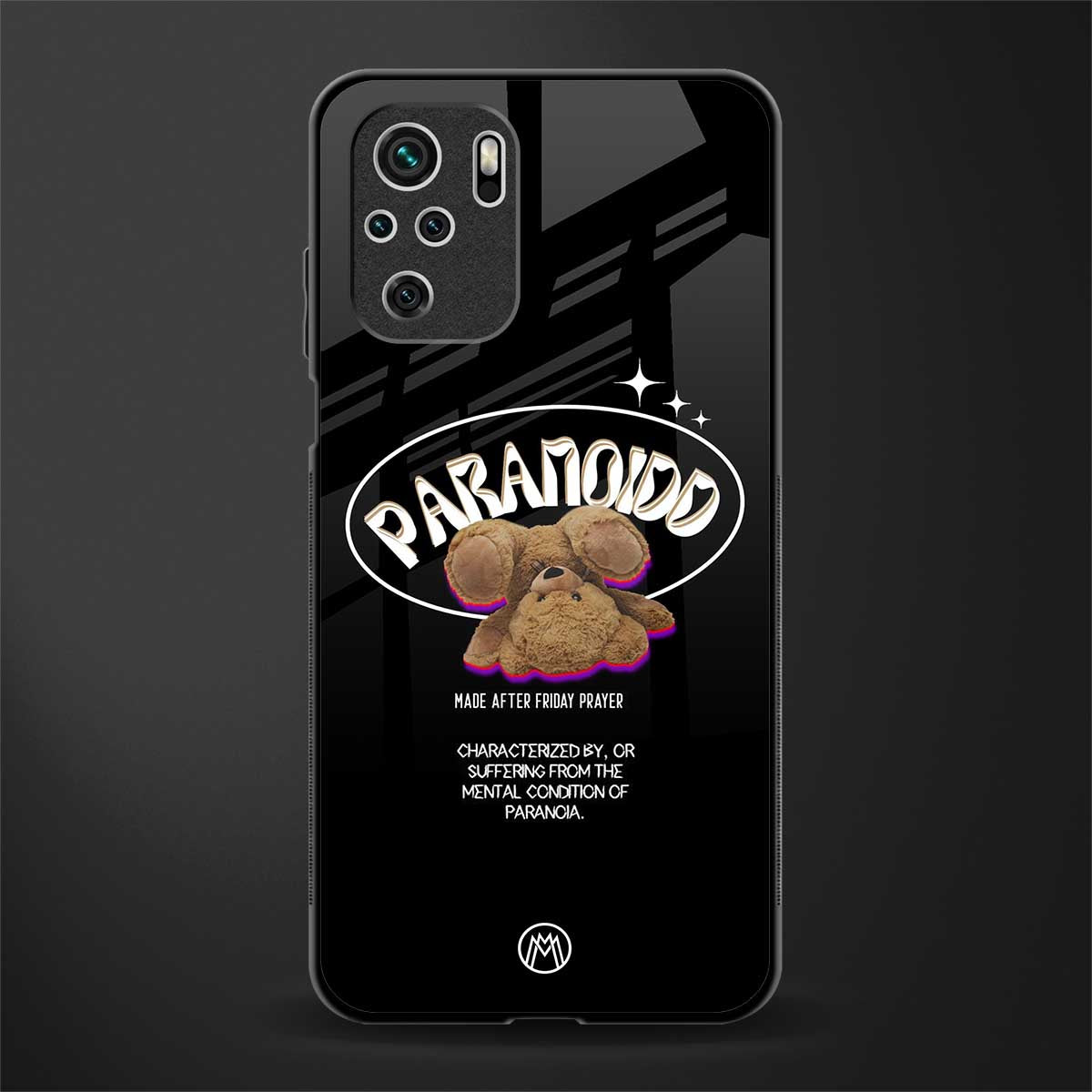 paranoid glass case for redmi note 10s image