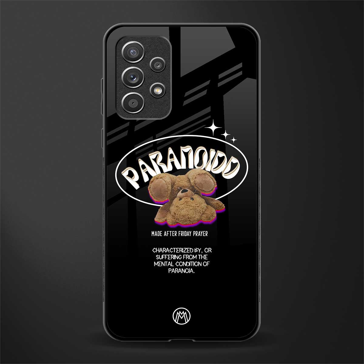 paranoid glass case for samsung galaxy a52 image