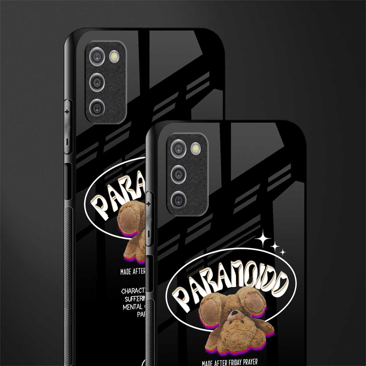 paranoid glass case for samsung galaxy a03s image-2