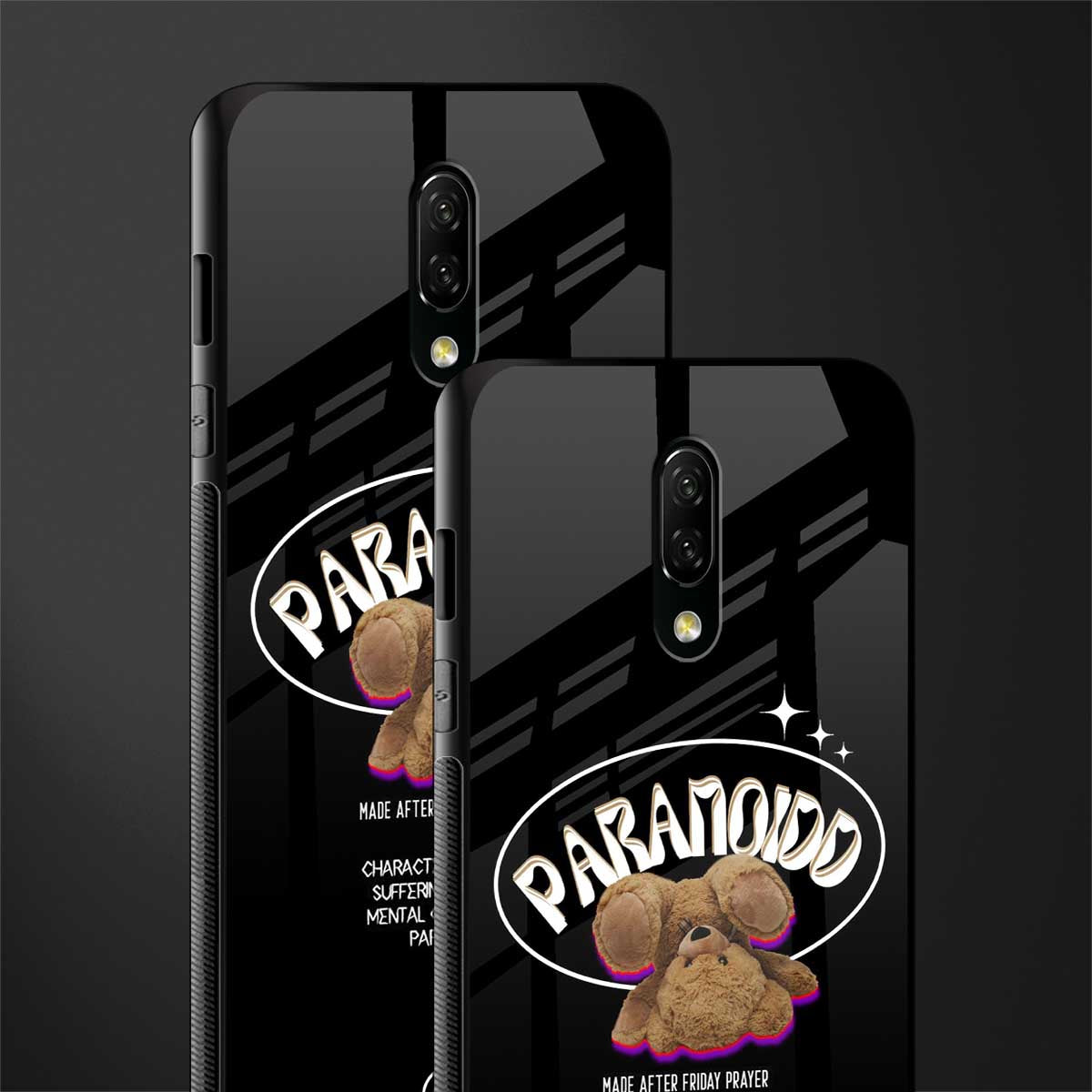 paranoid glass case for oneplus 7 image-2