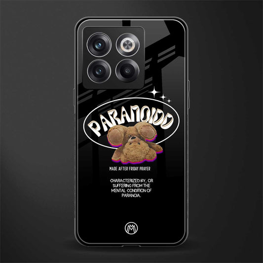 paranoid back phone cover | glass case for oneplus 10t