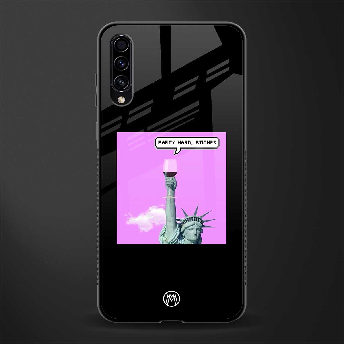 party hard bitches glass case for samsung galaxy a70 image